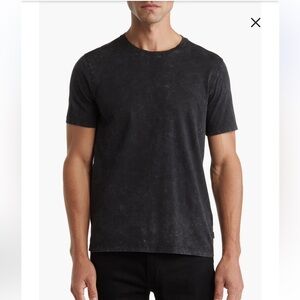 NWT John Varvatos XXL Black Marble Wash Enzo Designer Rock Tee